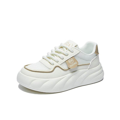 Height Increasing Breathable Sports Shoes for Women - Trendy Mid Heel - Buy Center