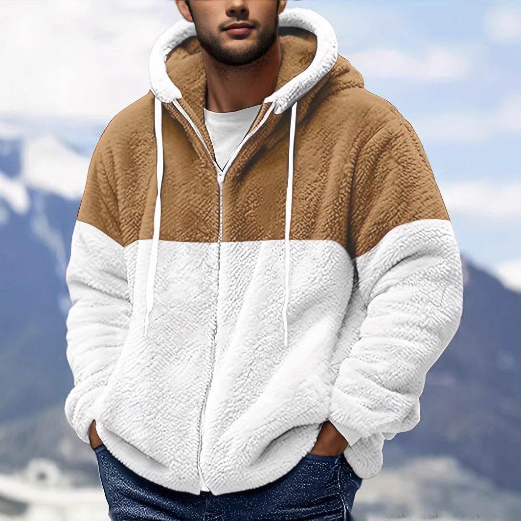 Men's Double-sided Fleece Thermal Jacket - Cozy & Stylish for All Seasons - Buy Center