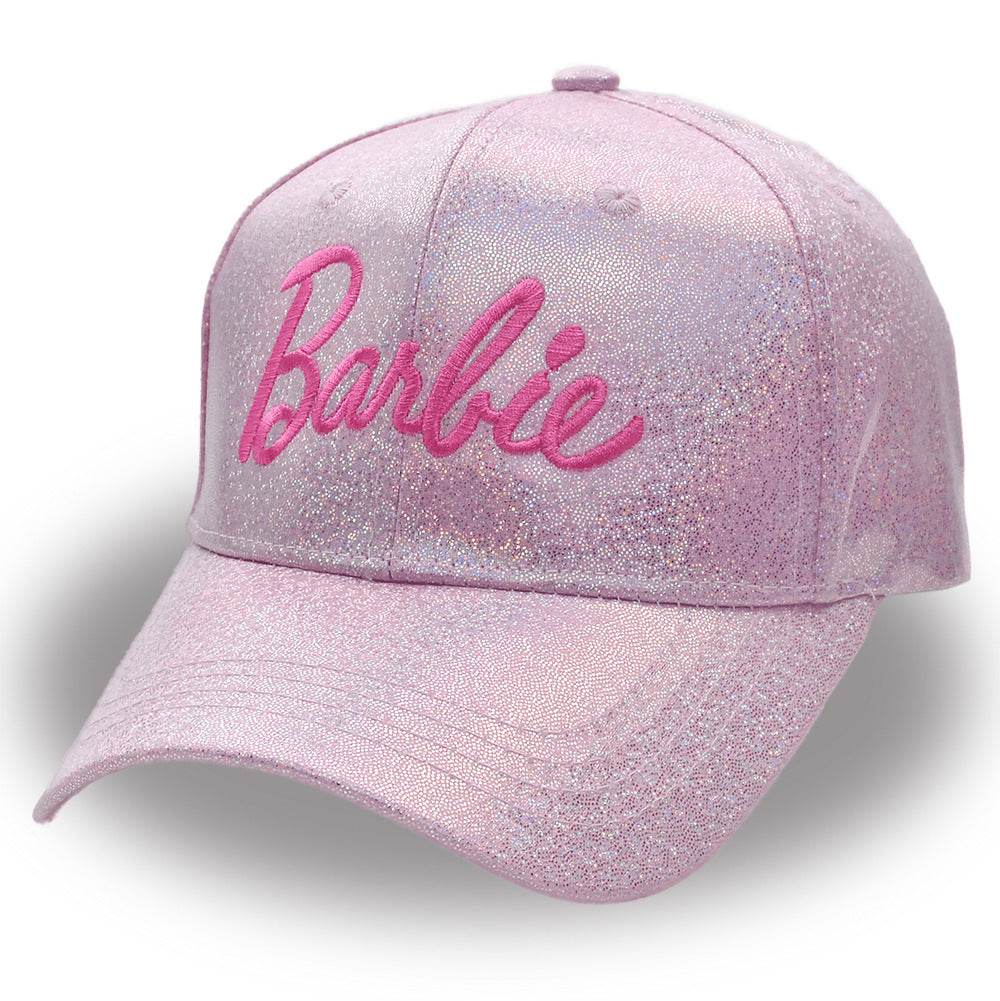 Buycenter Colorful Barbie Girl Baseball Cap - Pink Embroidered Fashion Hat - Buy Center