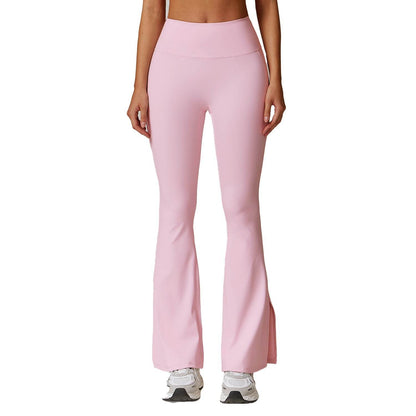 Buycenter Skinny Peach Yoga Pants - Bell-bottoms for Fitness & Running - Buy Center