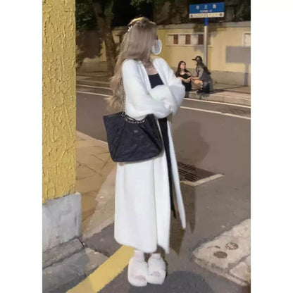 Women's Soft Knitted Cardigan Sweater - Cozy Loose Fit for Autumn - Buy Center