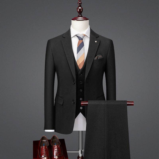 Handsome Slim Fit Business Casual Suit - Stylish Formal Attire for All Seasons - Buy Center