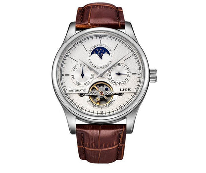 Buycenter Men's Waterproof Mechanical Watch - Stylish 42mm Dial & Month Display - Buy Center