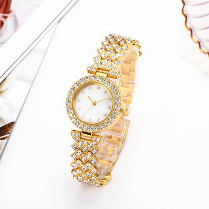 Women's Diamond Quartz Watch - Elegant Alloy Dress Timepiece, Stylish 2025 - Buy Center