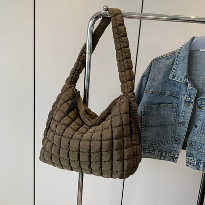 Buycenter Women's Large Capacity Pleated Cloud Shoulder Bag - Fashionable & Versatile - Buy Center