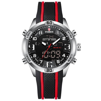 Men's Dual Display Sports Watch - Waterproof Chronograph for Active Lifestyles - Buy Center