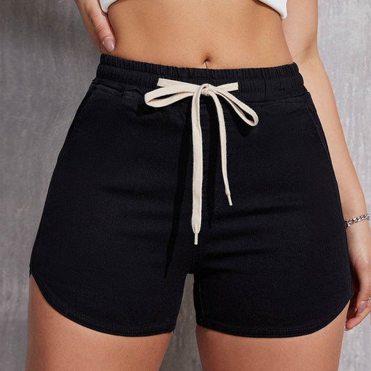 Buycenter Plus Size A-Line Denim Shorts for Women - Mid Waist, High Elasticity - Buy Center