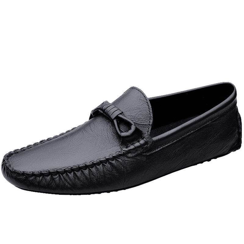 British One-Pedal Men's Casual Shoes - Premium Leather & Durable Comfort - Buy Center