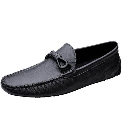 British One-Pedal Men's Casual Shoes - Premium Leather & Durable Comfort - Buy Center