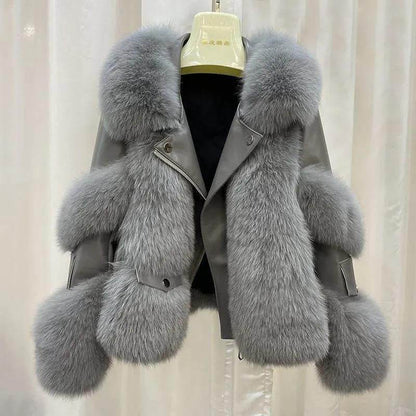 Haining Women's Fur Coat - Stylish Artificial Fur with Pockets 2025 - Buy Center