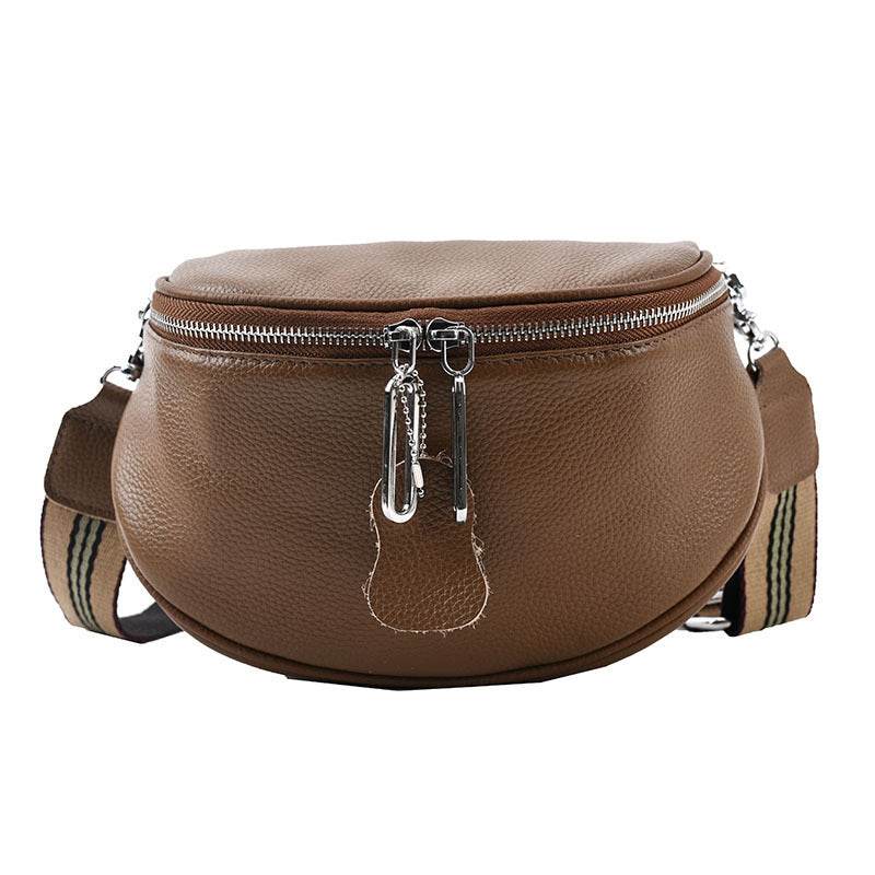 Buycenter Casual Crossbody Bag - Soft Genuine Leather & Trendy Design - Buy Center