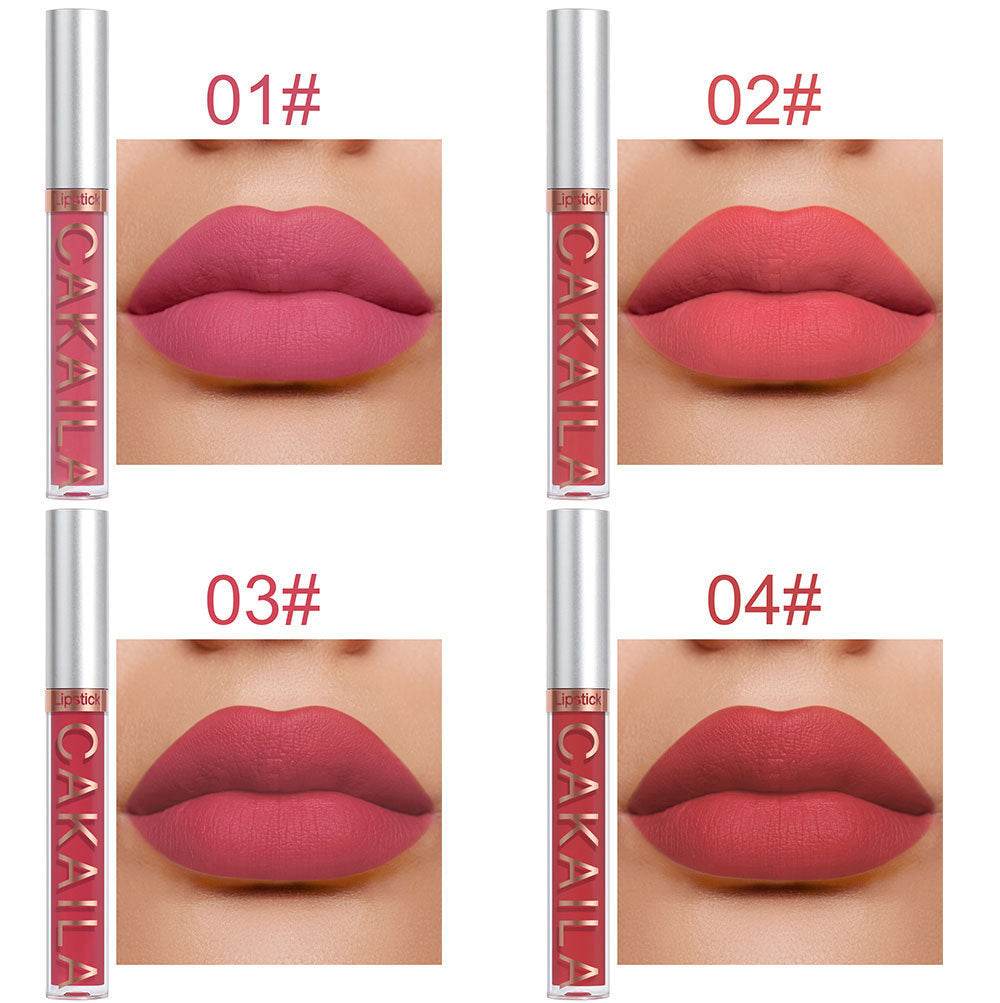 Pack of 10 Waterproof Matte Lip Gloss - Long-Lasting Color, Smooth Texture - Buy Center