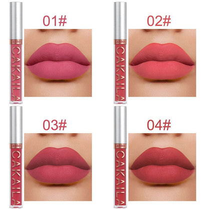 Pack of 10 Waterproof Matte Lip Gloss - Long-Lasting Color, Smooth Texture - Buy Center