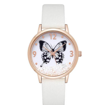 Women's Rhinestone Butterfly Quartz Watch – Stylish Casual Dress Timepiece - Buy Center