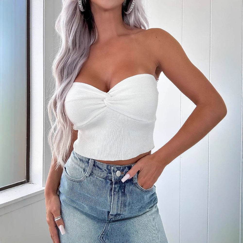 Denim High Waist Asymmetric Skirt - Distressed & Stylish Mid-Length Design - Buy Center