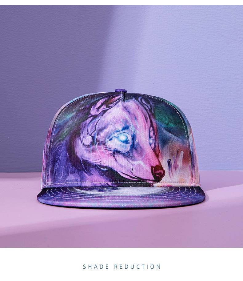 Buycenter Hip Hop Printed Hat for Men - Breathable Summer Dome Style - Buy Center