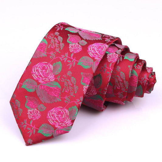 Men's Casual Fashion Tie - Flower Graffiti 6cm Bow Tie for Trendy Looks - Buy Center