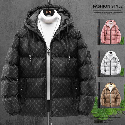 Bread Coat Men's Thickened Hooded Down Jacket - Sizes M-5XL, Warm & Stylish - Buy Center