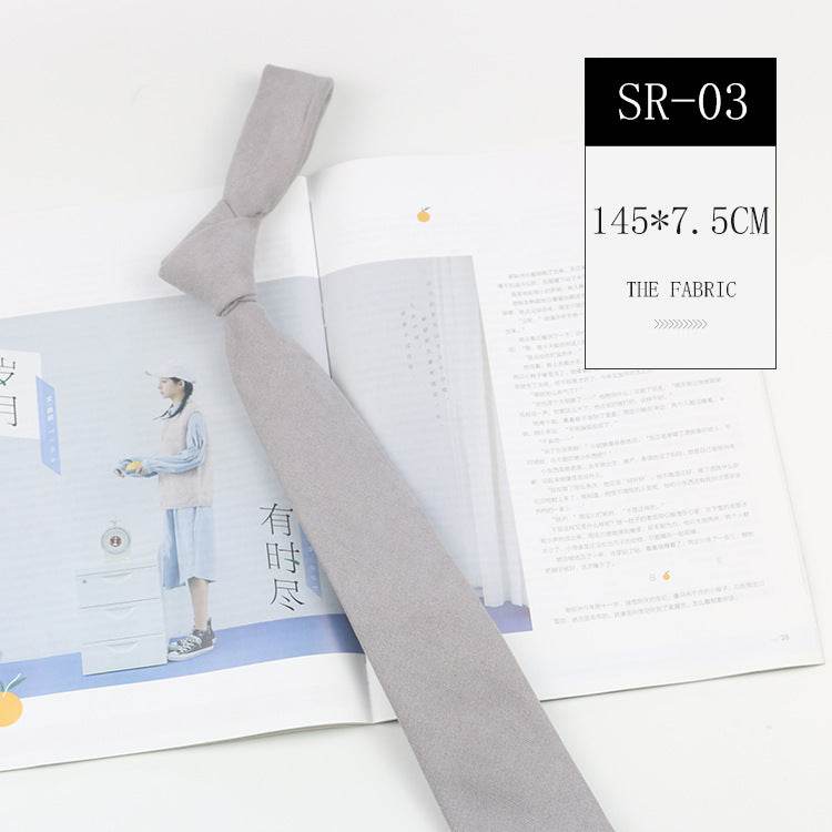Korean Style Unisex Suede Bow Tie - Trendy Casual Accessory 2025 - Buy Center
