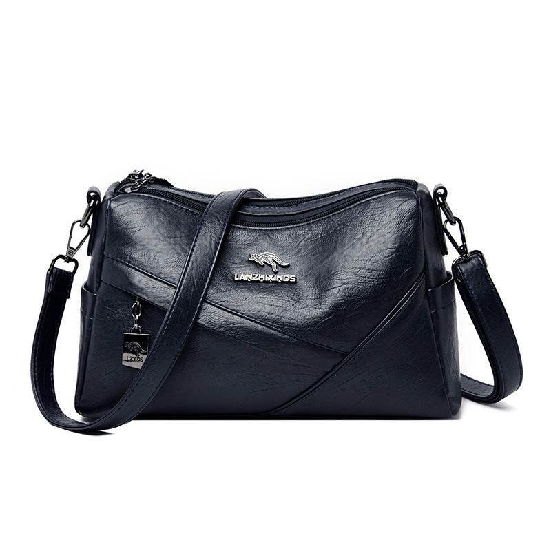 Stylish Soft Leather Crossbody Bag - Trendy Large Capacity 2025 - Buy Center