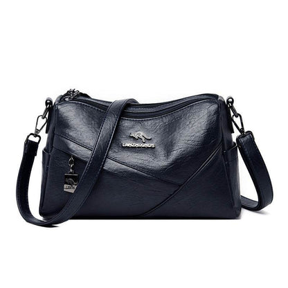 Stylish Soft Leather Crossbody Bag - Trendy Large Capacity 2025 - Buy Center