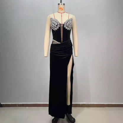 Elegant Women's Black Bandeau Dress - Slim-fit Style for Evening Events - Buy Center