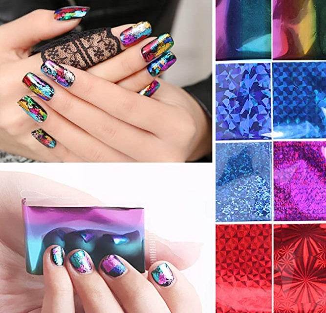 Starry Sky Nail Art Stickers - 1200 Stylish Designs for Stunning Manicure - Buy Center