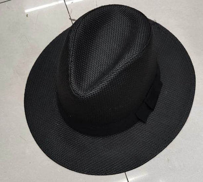 Buycenter Men's Straw Hat - Breathable Sun Shade for Casual Outdoor Wear - Buy Center