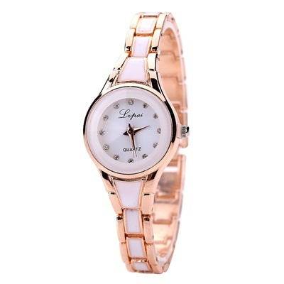 Elegant Round Dial Watch Bracelet - Luxury Timepiece for Fashion-Forward Ladies - Buy Center