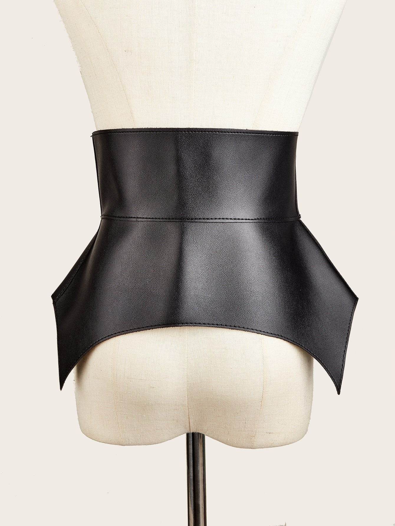 American Style Girdle Waist Skirt - Fashionable PU Leather Belt 2025 - Buy Center