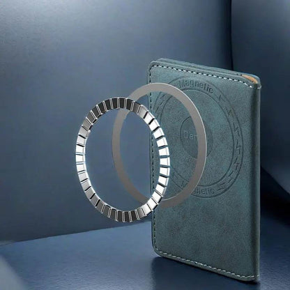 MagSafe Magnetic Card Holder - Stylish Leather Wallet for Apple Devices - Buy Center