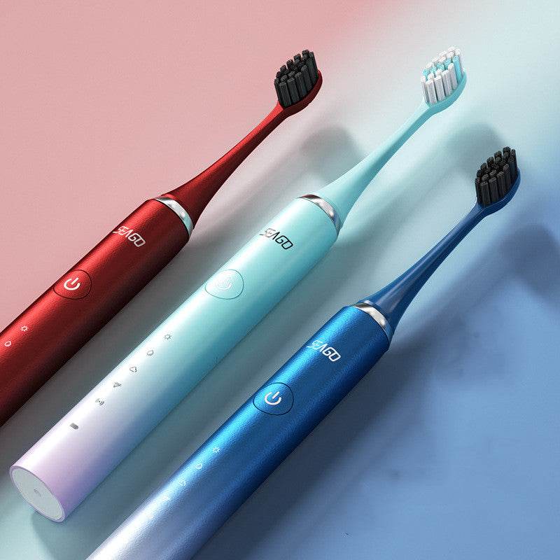 Fully Automatic Electric Toothbrush - 5 Gears & 4 Brush Heads for Optimal Clean - Buy Center