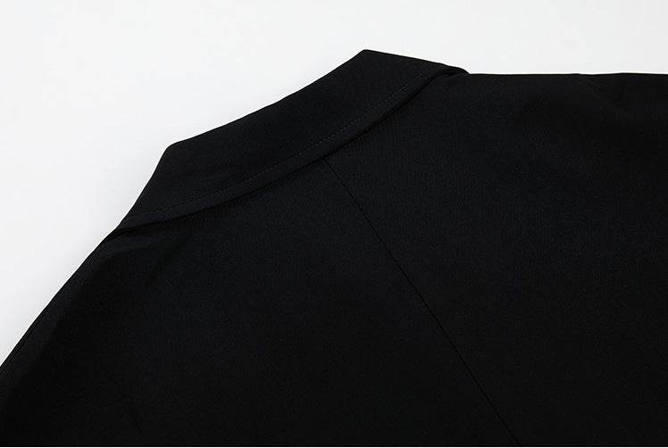 Buycenter Men's Double-Breasted Trench Coat - Stylish Korean Design - Buy Center