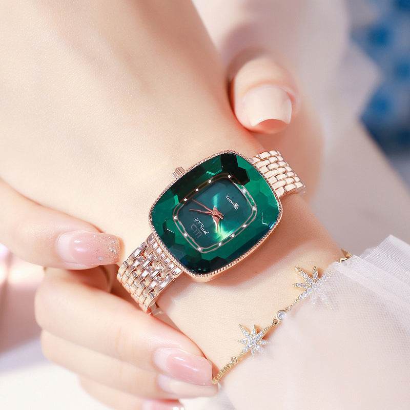 Buycenter Honeycomb Women's Waterproof Fashion Watch - Stylish Green - Buy Center