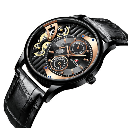 Buycenter Men's Waterproof Quartz Watch - Stylish & Durable Casual Timepiece - Buy Center