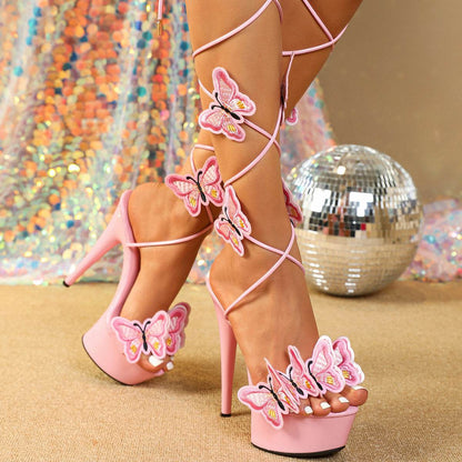 Buycenter High Heel Sandals - Sexy Patent Leather Footwear in Various Colors - Buy Center