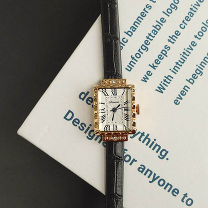 Long Block Antique Pocket Watch for Women - 30m Waterproof & Stylish - Buy Center