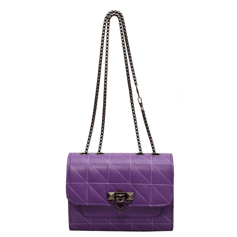 Fashion Messenger Bag for Women - Trendy Chain Lock Shoulder Bag 2025 - Buy Center