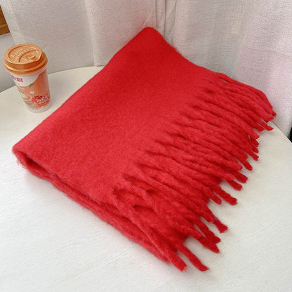 All-Match Cashmere-Like Tassel Scarf for Women - Warm & Stylish Accessories - Buy Center