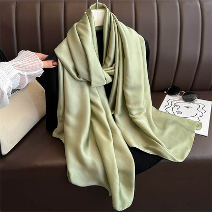 Pure Color Long Scarves - Women's Spring Autumn All-Match Accessory - Buy Center