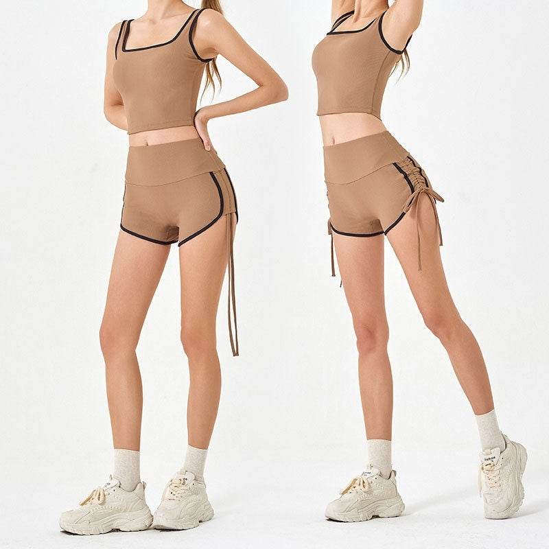 Buycenter Women's High Elastic Sports Shorts - Fitness & Yoga Friendly - Buy Center