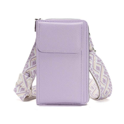 Stylish Women's Messenger Bag - Trendy PU One Shoulder Phone & Coin Purse - Buy Center