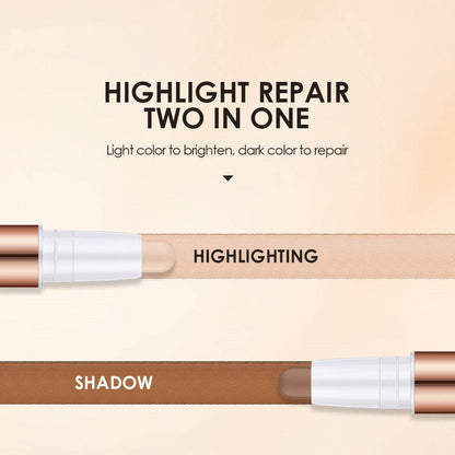 Yan Guangying Double-Headed Contour Stick - Highlight & Conceal Effortlessly - Buy Center