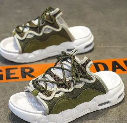 Men's Summer Non-Slip Platform Sandals - Trendy Outdoor Comfort & Style - Buy Center