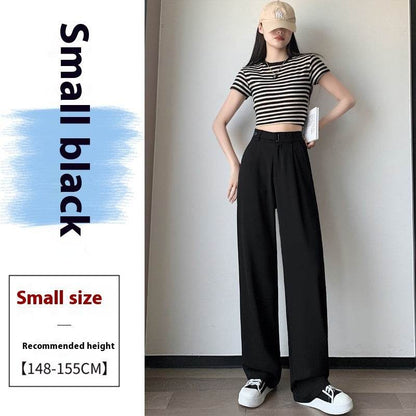 Buycenter Women's Wide-Leg Pants - High Waist Casual Drooping Style - Buy Center