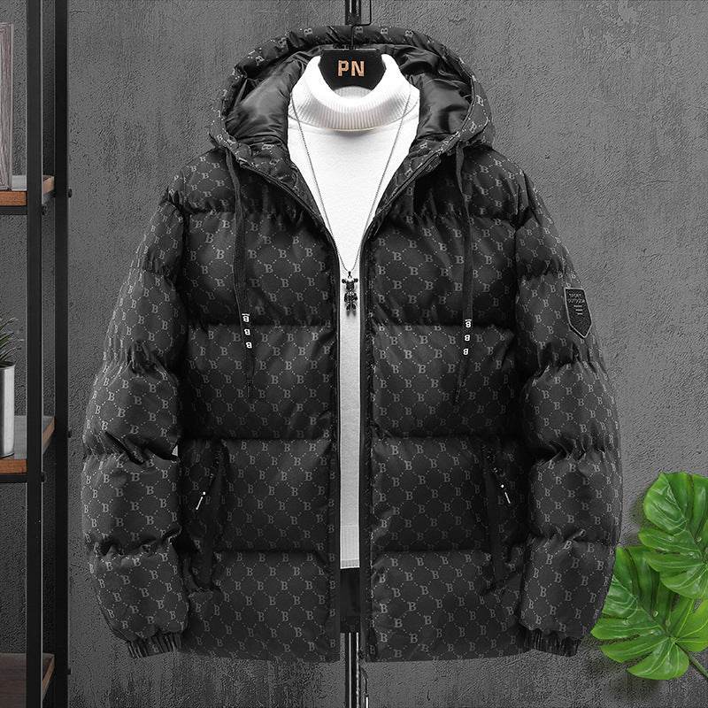 Bread Coat Men's Thickened Hooded Down Jacket - Sizes M-5XL, Warm & Stylish - Buy Center