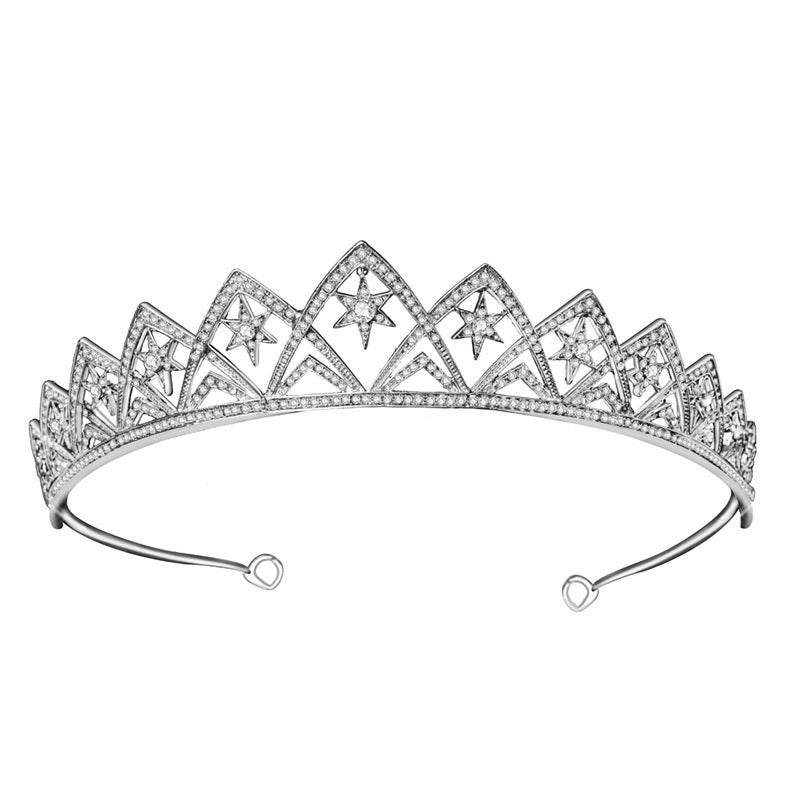 XingX Bridal Crown Headband - Elegant European Hair Jewelry for Weddings - Buy Center