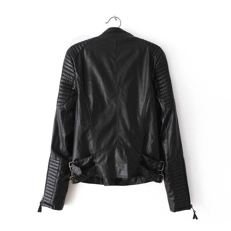 Buycenter PU Leather Jacket - Stylish Black Coat in Sizes S-XL - Buy Center