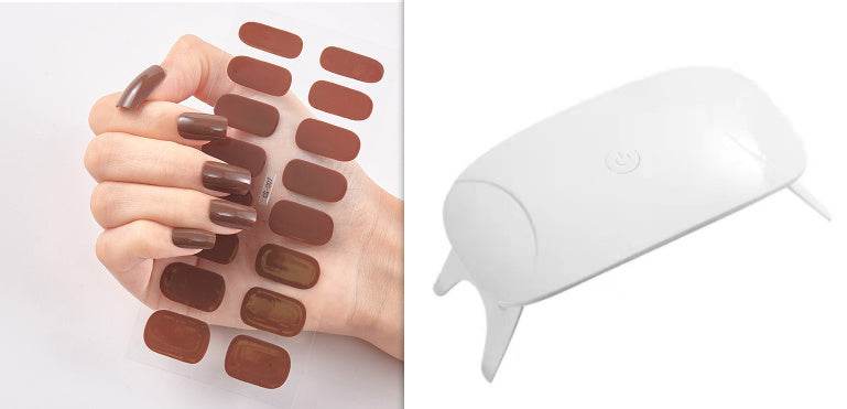 Waterproof Letter Color Nail Stickers - Long Lasting Stylish Designs - Buy Center