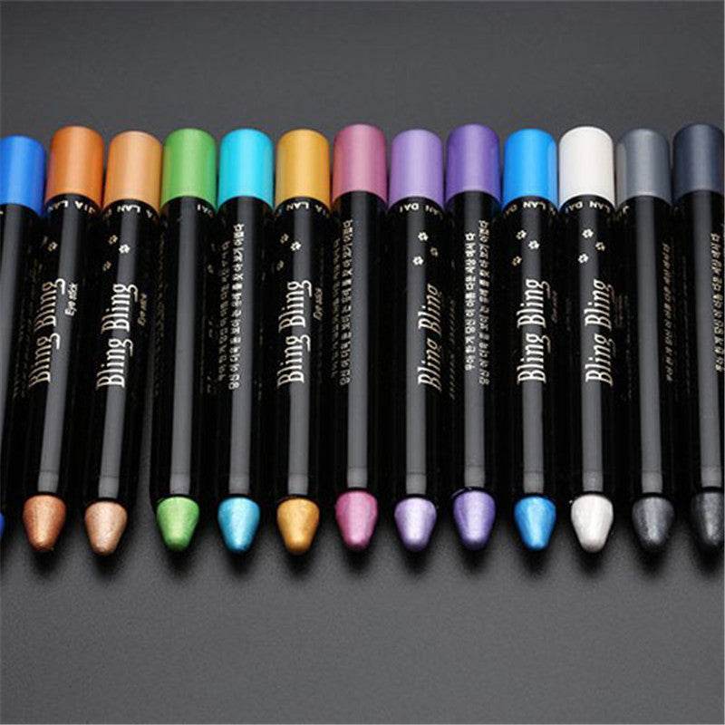Pearlescent Waterproof Eyeshadow Pen - 15 Long Lasting Colors for All Day Wear - Buy Center